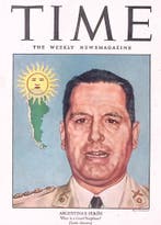 Cover Time Magazine1944 met Juan Domingo Perón (lijst optie, Verzamelen, Militaria | Tweede Wereldoorlog, Verzenden