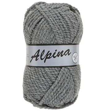 Lammy Yarns Alpina 6 - 38 Grijs - Dik Wol-Acrylgaren, Ophalen of Verzenden, Nieuw
