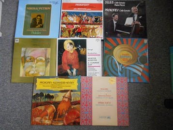 Prokofieff - Diverse artiesten - Collection with 8 albums, Nieuw in verpakking
