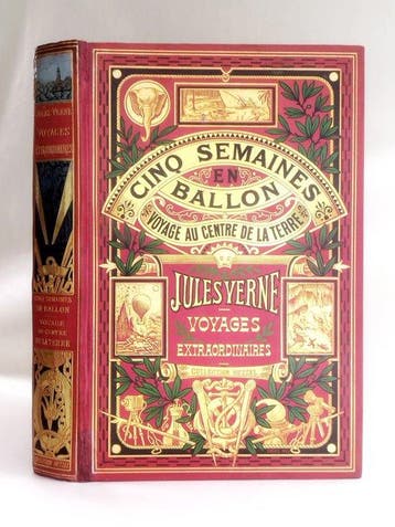 Jules Verne - Cinq semaines en ballon - Voyage au centre de