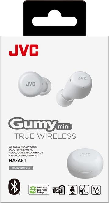 JVC Gumy HA-A5T - Draadloze Oordopjes - Wit, Verzenden, Nieuw