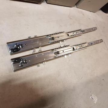 Ladegeleiders 36/74 cm - met rem, Ophalen of Verzenden, Nieuw