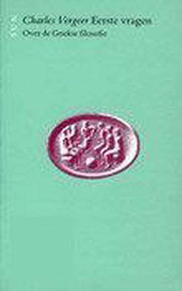 EERSTE VRAGEN. OVER DE GRIEKSE - C. Vergeer 9789061683117, Verzenden, Zo goed als nieuw, C. Vergeer