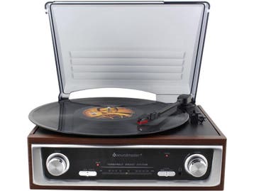 Soundmaster PL196H - Platenspeler - 3 snelheden (33/45/78, Verzenden, Nieuw
