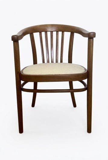 Thonet - Fauteuil - Beuken - Ivoorkleurig kussen extra
