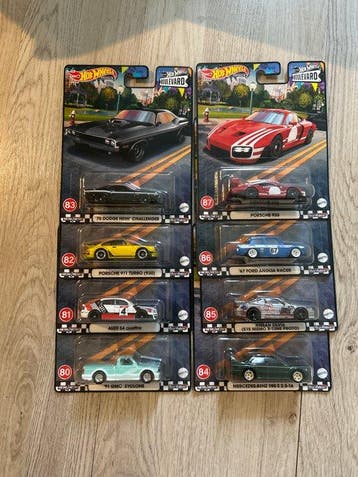 Hot Wheels 1:64 - Modelauto (8) - Boulevard premium 80/87, Nieuw