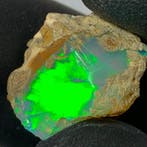 Ruwe Ethiopische opaal - 9,3 karaat video Ruw - Hoogte: 15, Verzamelen, Mineralen en Fossielen