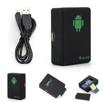 Mini A8 GSM GPRS GPS tracker auto volgen volgsysteem klein, Verzenden, Nieuw