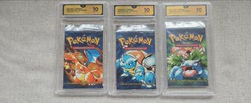 Pokémon - 3 Booster pack - 3x 1st Edition Base Set booster, Nieuw