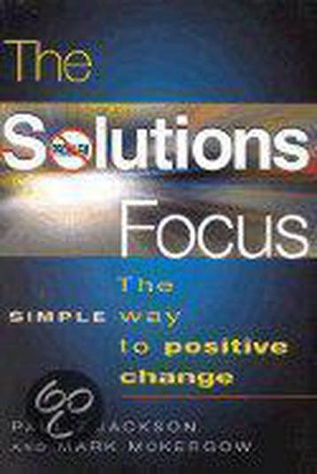 The Solutions Focus - Paul Z. Jackson 9781857882704, Boeken, Verzenden, Gelezen, Paul Z. Jackson