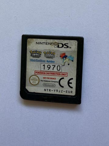 Pokémon Black & White Keldeo Distribution Cartridge – Ninten, Verzenden, Gebruikt