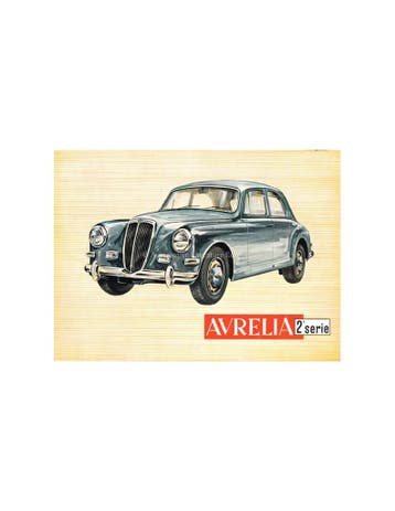 1955 LANCIA AURELIA BERLINA BROCHURE ENGELS, Nieuw, Author