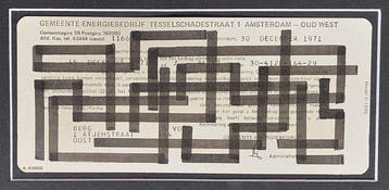 Siep Van Den Berg (1913-1998) - geometrische compositie in