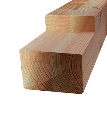 Douglas Tussenpaal 12 x 12 cm (120 x 120 mm) Geschaafd met, Nieuw