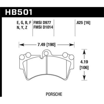 Hawk 07-10 Audi Q7 / 03-09 Porsche Cayenne / 04-09 VW, Ophalen of Verzenden, Nieuw