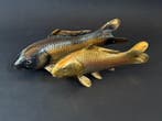 Hidemasa  - Japanse bronzen koi-karper - Meesterwerk uit