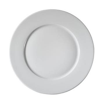 GGM Gastro | (24 stuks) PERA Weiß - bord - vlak - porselein, Verzenden, Nieuw, Effen, Bord(en)