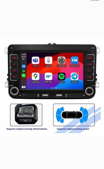 Volkswagen Polo Golf Caddy | CarPlay &amp; Android Auto, Verzenden, Nieuw