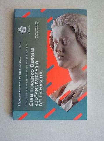 San Marino. 2 Euro 2018 Bernini (Zonder minimumprijs), Postzegels en Munten, Munten | Europa | Niet-Euromunten