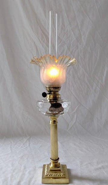 Hugo Schneider AG (HASAG) - Petroleumlamp - olielamp - Pate