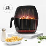 Airfryer XXL - heteluchtfriteuse - 6L - 1800W - Zwart - Tayl, Verzenden, Zo goed als nieuw
