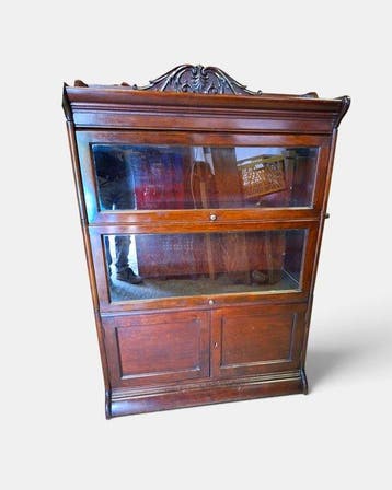 Globe - Wernicke - Boekenkast - mahonie & glas - Barrister