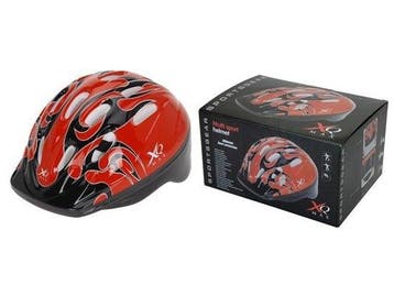 FIETSHELM BOY L ROOD, Verzenden, Nieuw