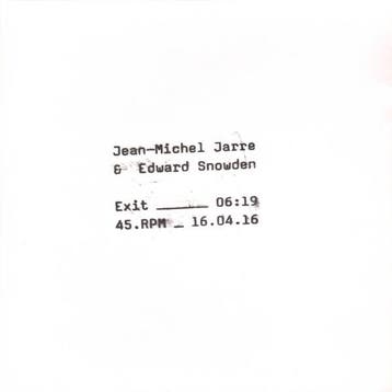 Jean-Michel Jarre &amp; Edward Snowden - Exit, Ophalen of Verzenden, Gebruikt