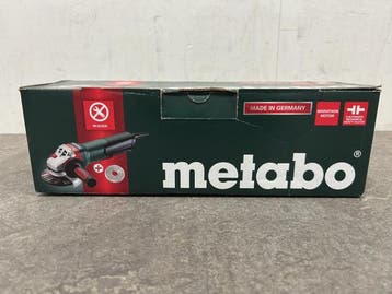 Veiling - Metabo haakse slijper 1100W WEV 11-125 Quick, Nieuw