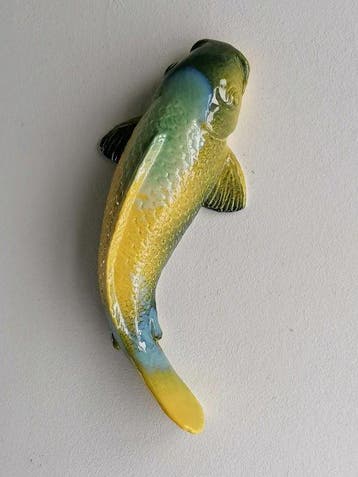 Vanessa Bonino - sculptuur, Koi carp - 32 cm - Koikarper -