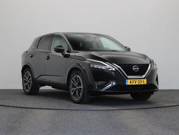 Zakelijke Lease |  Nissan QASHQAI 158pk MHEV Xtronic Tekna, Automaat, Gebruikt, Euro 6, Zwart