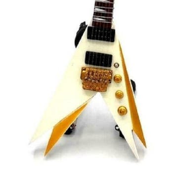 Miniatuur replica Jackson gitaar - Vinnie Vincent - KISS, Ophalen of Verzenden, Nieuw, Pop, Beeldje of Miniatuur