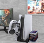 8-in-1 Oplaadstation geschikt voor PS5 Digital/Ultra HD, Verzenden, Nieuw