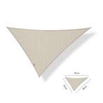 Schaduwdoek driehoek ongelijkzijdig 4,5x5x5,5 Sahara sand, Tuin en Terras, Schaduwdoeken, Ophalen of Verzenden, Nieuw