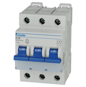 Doepke DLS 6I C16 3-Pool 10kA Aardlekschakelaar - 09916293, Verzenden, Nieuw, Overige typen