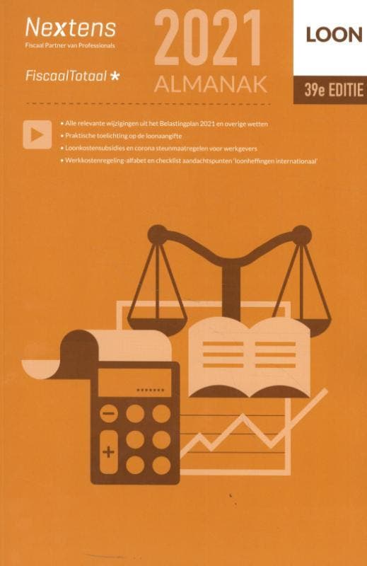 Nextens Loon Almanak 2021 9789035249974, Boeken, Wetenschap, Zo goed als nieuw, Verzenden