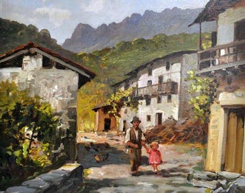 Scuola Lombarda (anni 30) - Cornello Valle Brembana