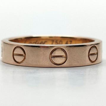 Cartier - Ring - 18 karaat Roségoud - mini-liefde, Sieraden, Tassen en Uiterlijk, Ringen, Nieuw