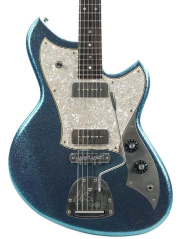 Novo Serus J Custom Lake Placid Blue Sparkle #25806 (Offset), Ophalen of Verzenden, Nieuw, Solid body