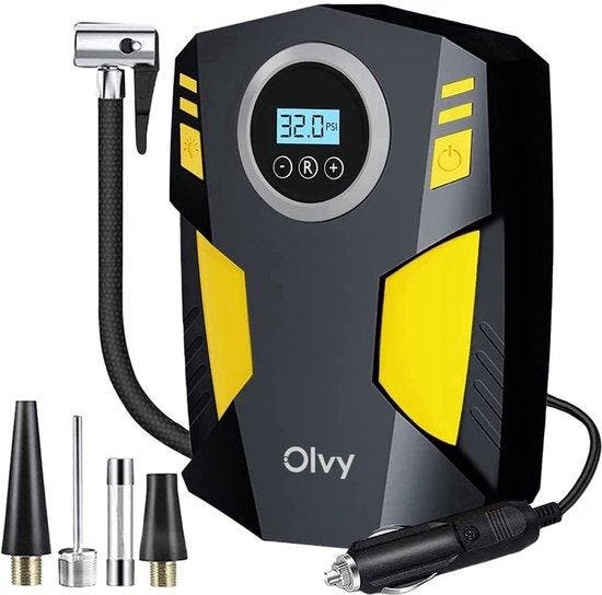 Olvy Compressor Bandenpomp - Luchtcompressor 12V, Verzamelen, Elektronische Apparatuur, Verzenden