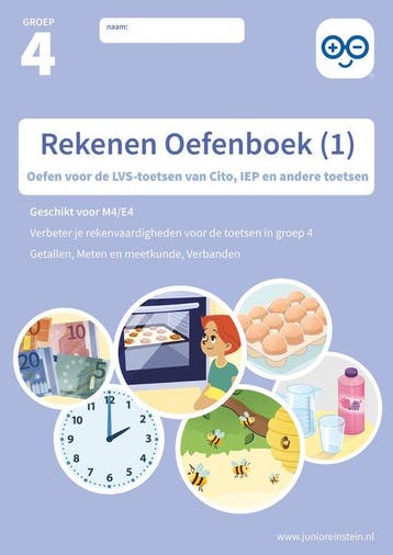 9789493128538 Rekenen Oefenboek 1 groep 4 Geschikt voor d..., Verzenden, Nieuw