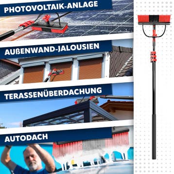 MASKO® Telescopische wasborstel - 5,4m - Incl. Wasborstel -, Verzenden