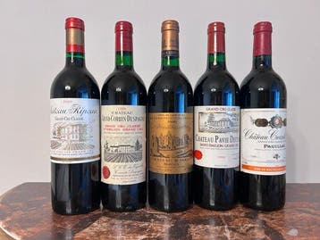 1989 Chateau Ripeau; 1990 Chateau Grand-Corbin-Despagne;, Nieuw