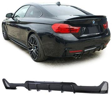 Performance look diffuser carbon look uitlaat dubbel link..., Verzenden, Nieuw
