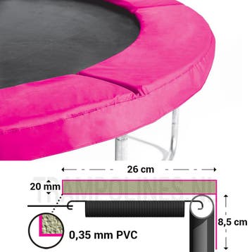 Trampoline Rand roze 213 cm Salta, Kinderen en Baby's, Speelgoed | Buiten | Trampolines, Ophalen of Verzenden, Nieuw