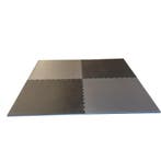 Puzzelmattenset 2 cm. zwart/grijs 4 m2, Ophalen of Verzenden, Nieuw