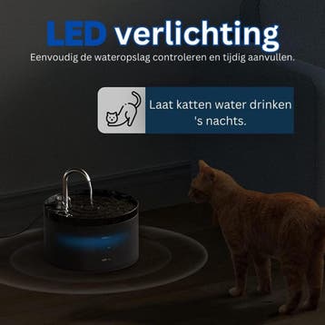 Drinkfontein Kat Kattenfontein - Ultra Stil - 2 Liter -, Dieren en Toebehoren, Ophalen of Verzenden, Gebruikt