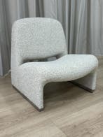 ‘Alky’ Lounge Chair stijl Giancarlo Piretti | Reupholstered, Ophalen of Verzenden, Zo goed als nieuw, Stof, Design