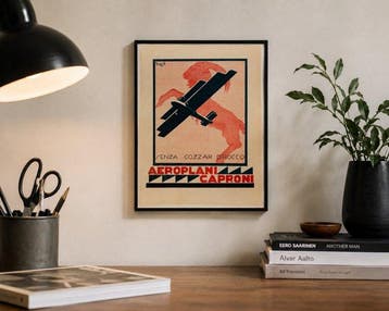 Gino Negrin - Originale 1927 Aeroplani Caproni – Senza