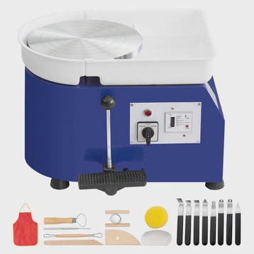 Professionele Pottenbakkersschijf 350W met Voetpedaal & Afne, Verzenden, Nieuw